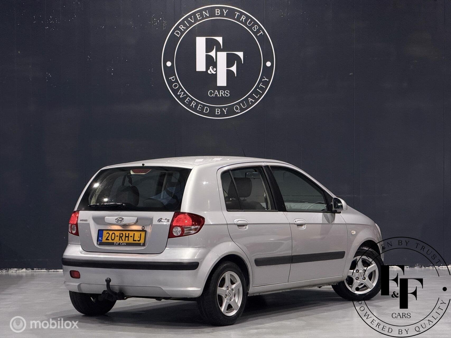 Hyundai Getz 1.6i Dynamic | Vol Automaat|Trekhaak|Airco|NAP, Bedrijf, Zilver of Grijs, Euro 3, 105 pk