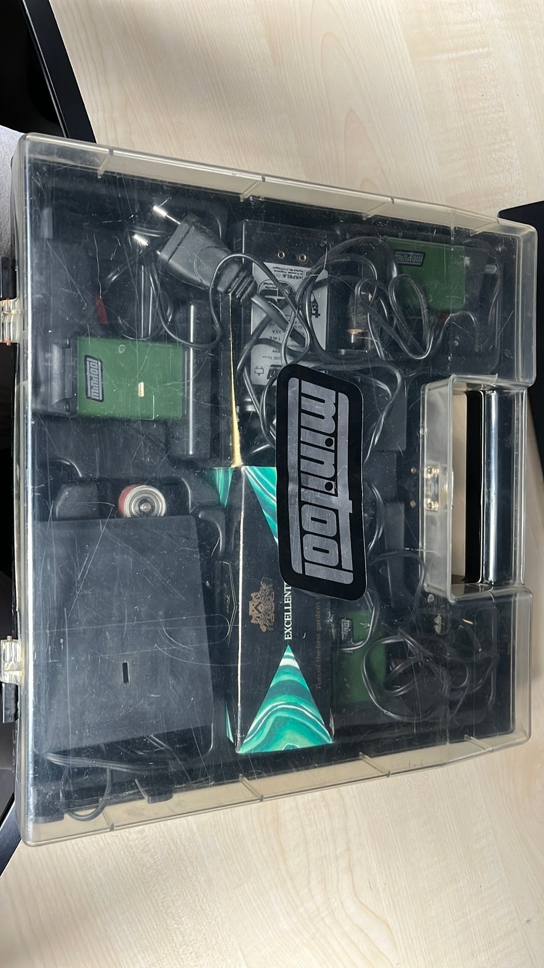 Minitool rc complete set boor, schuurmachine, decopeerzaag, Ophalen of Verzenden, Zo goed als nieuw