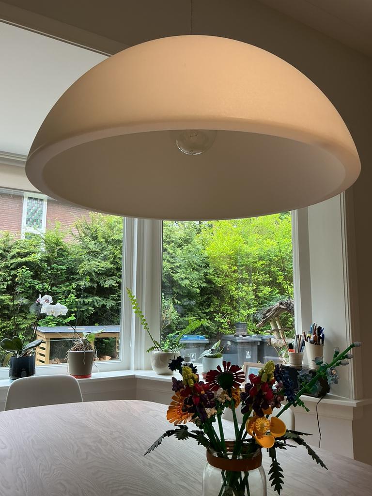 Kayradome rove design hanglamp, diameter 60 cm, wit, Ophalen, Zo goed als nieuw