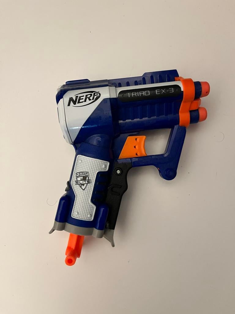 Nerf N-Strike Elite Triad EX-3 Blaster, Ophalen, Gebruikt