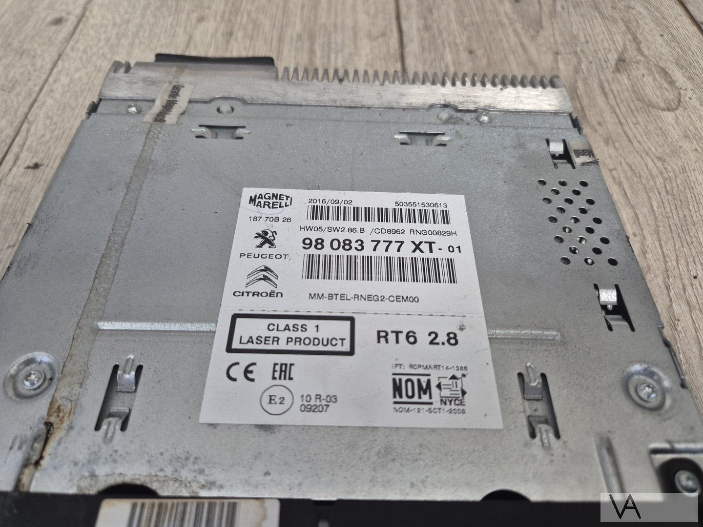Radio navigatie Peugeot 3008 5008 Citroen C3 DS3 98083777xt, Gebruikt, -, Ophalen of Verzenden, -