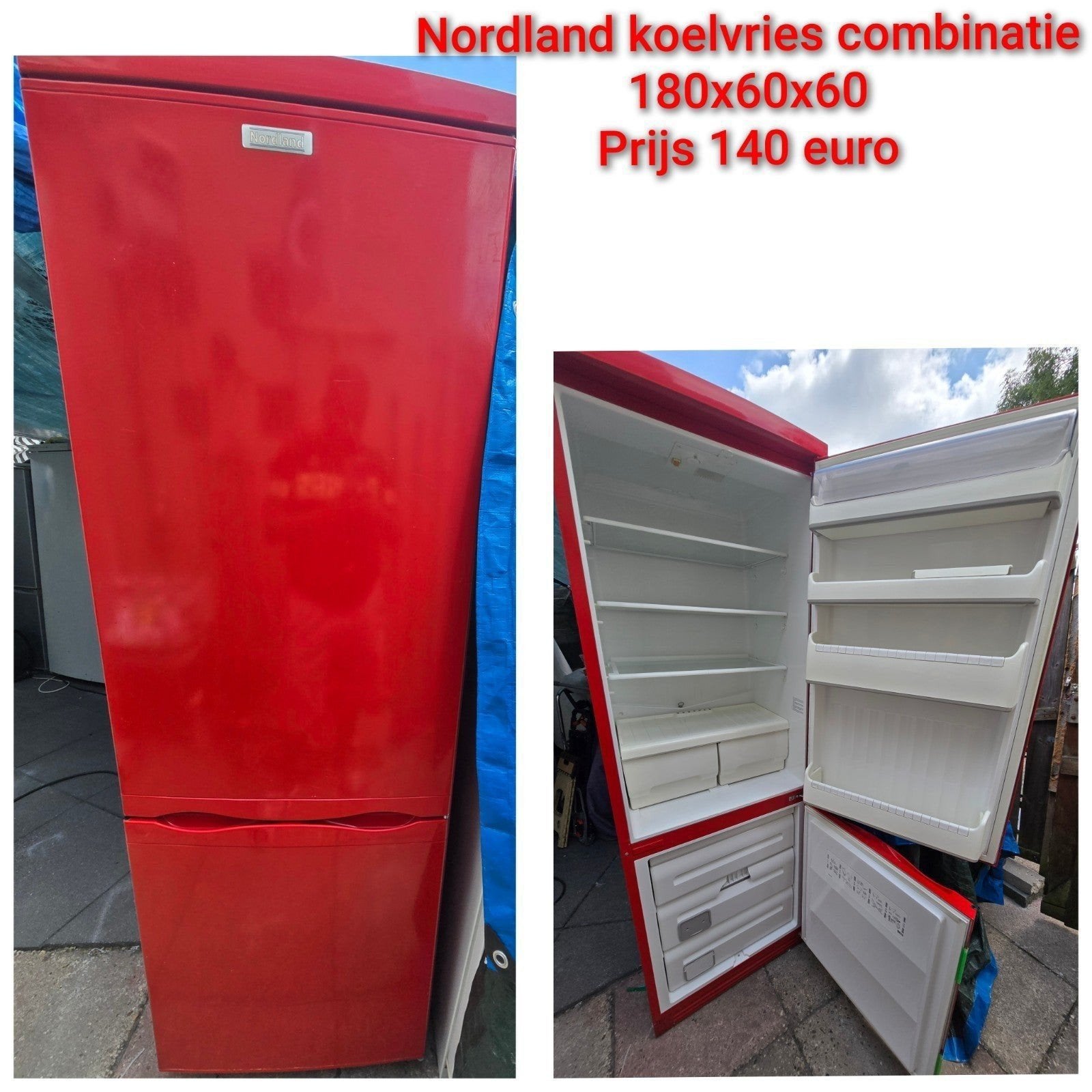 nordland koelvries combinatie en andere zie fotos, Ophalen, Zonder vriesvak