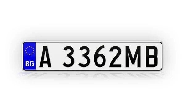 nummerbord Bulgarije, Ophalen of Verzenden, Gebruikt