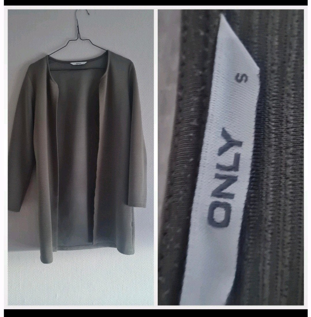 Zgan kaki vest Only maat 36 S, Kleding | Dames, Jasjes, Kostuums en Pakken, Only, Ophalen of Verzenden, Zo goed als nieuw, Maat 36 (S)