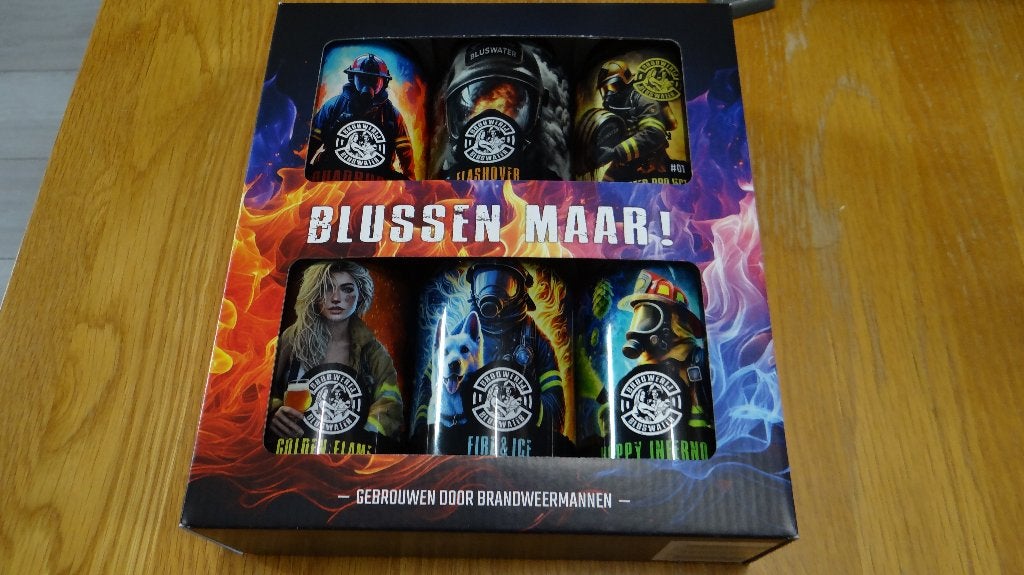 6 Blikken van de Brouwerij Bluswater Almere., Ophalen of Verzenden, Zo goed als nieuw, Overige typen, Overige merken