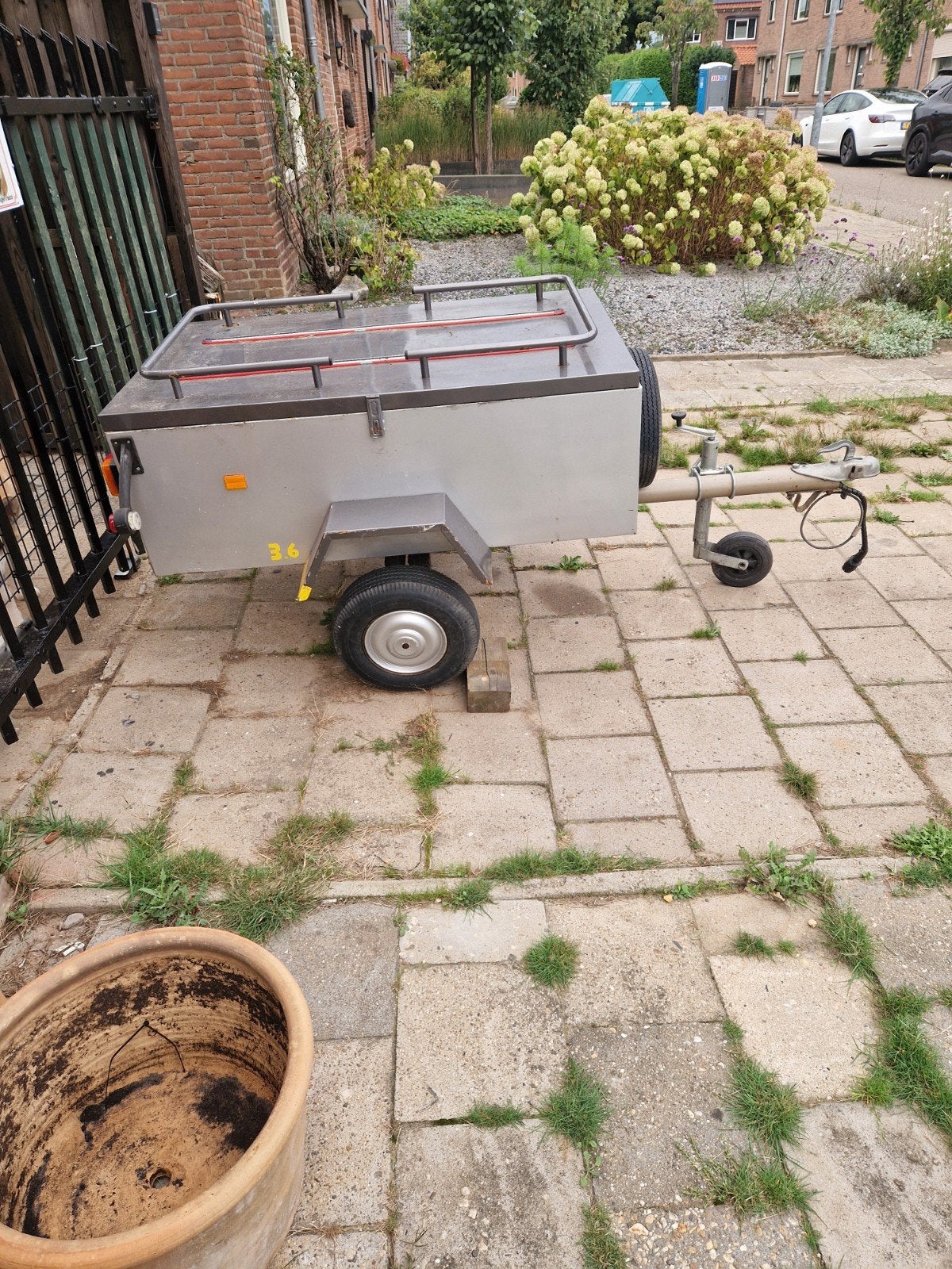 te koop nette bagage aanhanger, Ophalen