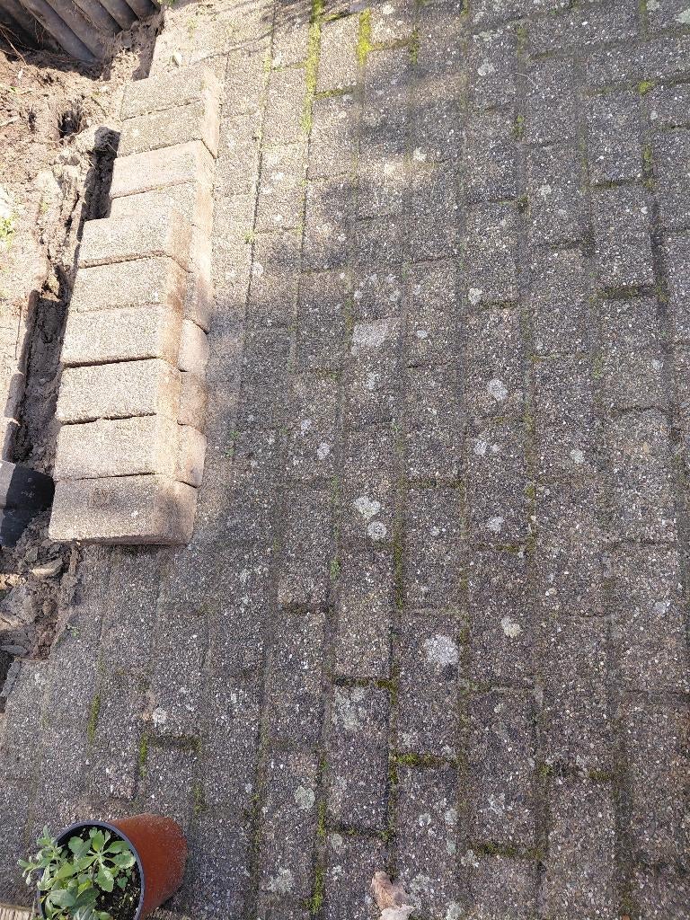 Klinkers verschillende soorten en maten, Tuin en Terras, Ophalen, Gebruikt, Klinkers, 10 m² of meer
