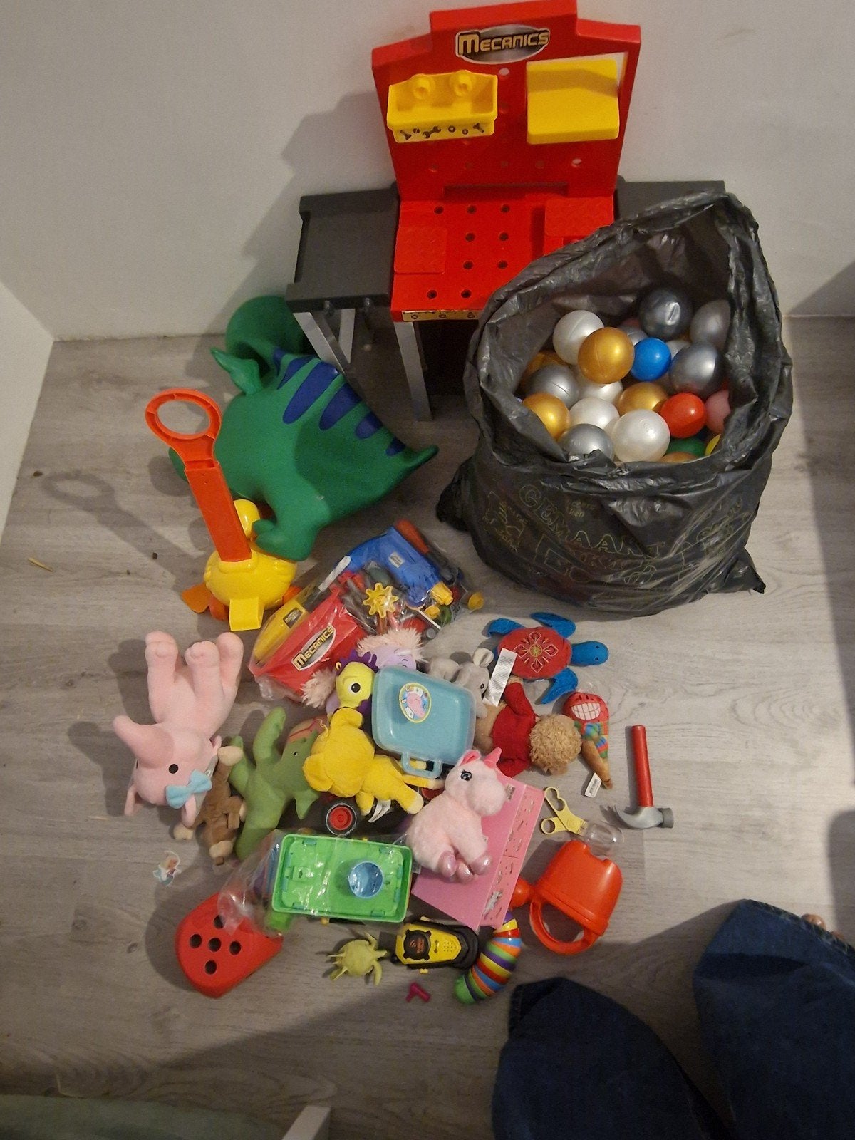 Grote speelgoedbundel: werkbank, ballenbakballen en meer!, Ophalen, Gebruikt, Jongen of Meisje