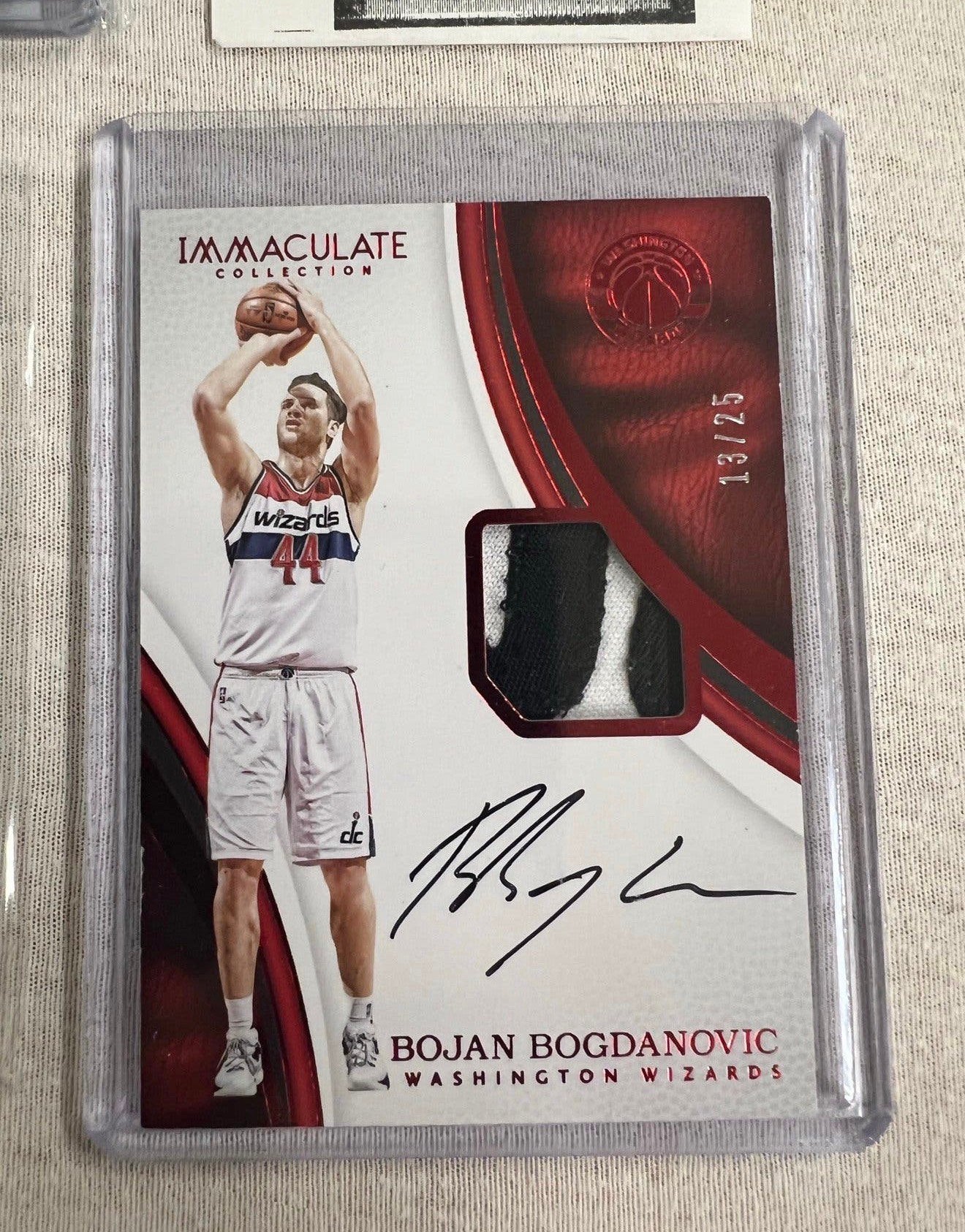 2x panini basketbal kaart met handtekening 2016-17 / 2017-18, Spelerskaart, P, P, P