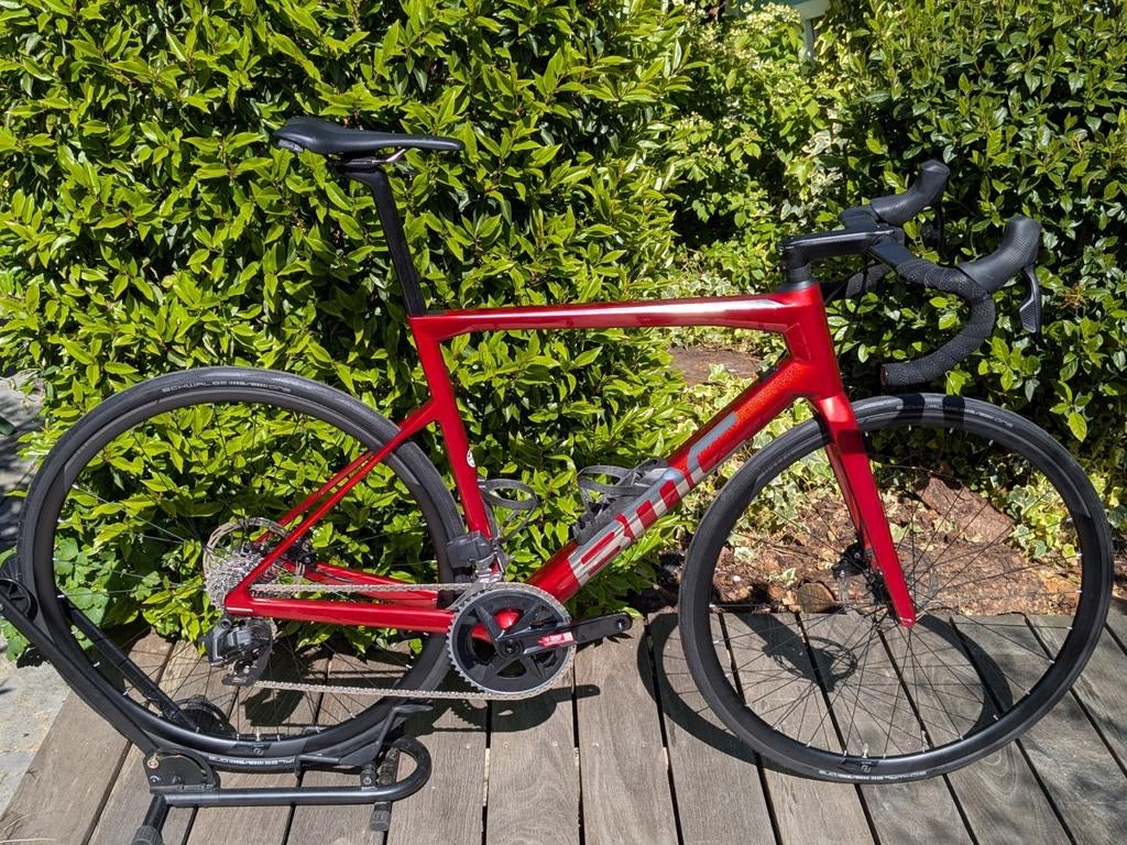 BMC Teammachine SLR  racefiets 56 / Rood / Candy Apple Red, 28 inch, Gebruikt, Carbon, Heren