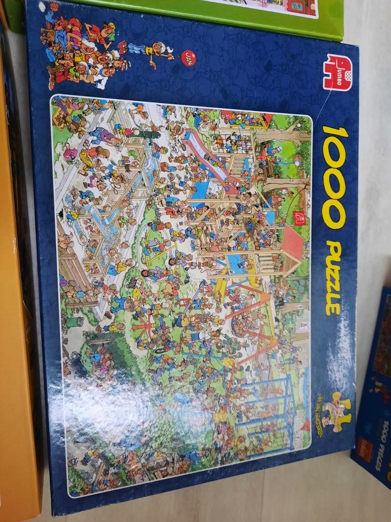Jan van Haasteren 1000 stukjes puzzel - Speeltuin, Ophalen of Verzenden, 500 t/m 1500 stukjes, Gebruikt, Legpuzzel