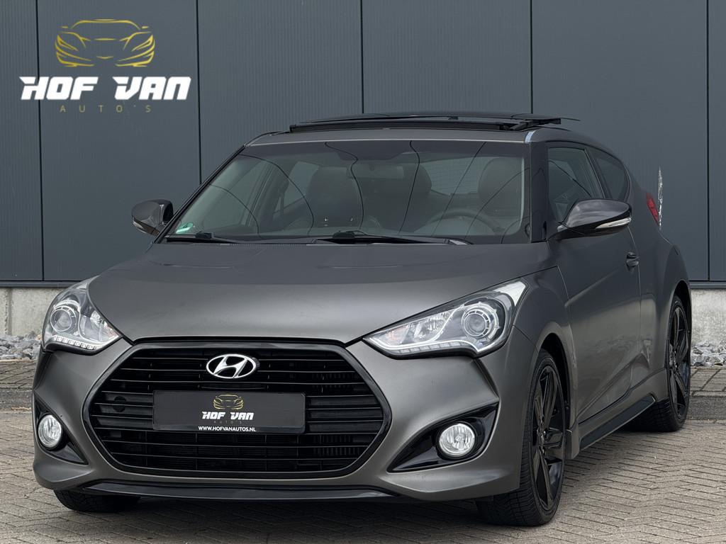 Hyundai VELOSTER 1.6 T-GDI i-Catcher 186PK/Matt Finish/PanoD, Auto's, Hyundai, Bedrijf, Te koop, Veloster, ABS, Achteruitrijcamera