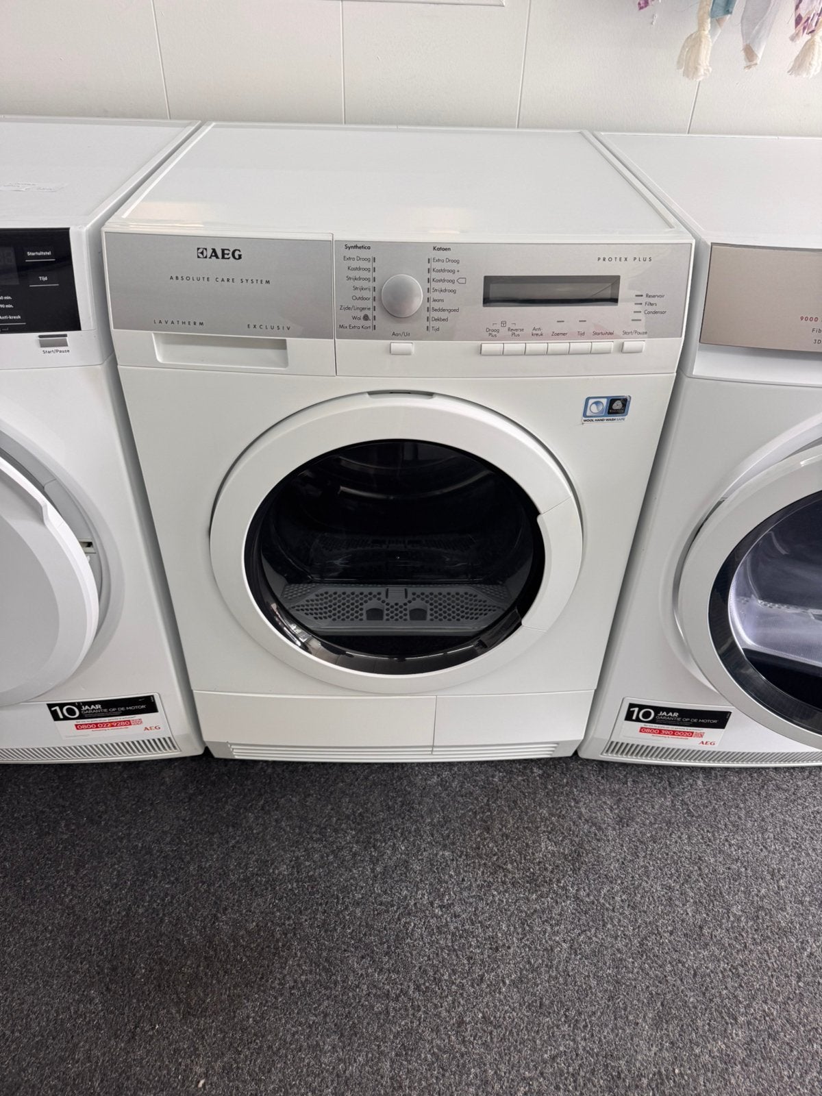 AEG WARMTEPOMPDROGER 8 KG A+++ met 1 jaar garantie, 6 tot 8 kg, N, Anti-kreukfase, N