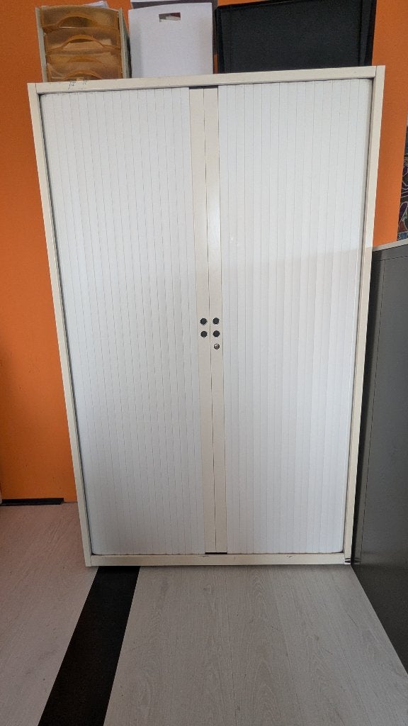 Gispen Meta archiefkast, Huis en Inrichting, Kasten | Roldeurkasten en Archiefkasten, Ophalen, Gebruikt, 100 tot 150 cm, Metaal