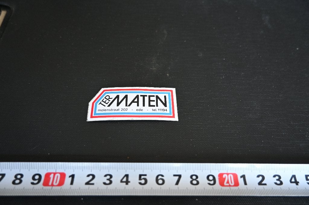 sticker ede TER MATEN molenstraat 202, Ophalen of Verzenden, Zo goed als nieuw