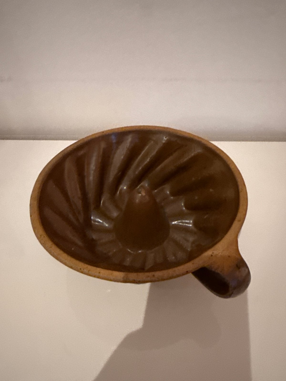 Vintage Keramische Puddingvorm - Bruin, Ophalen of Verzenden