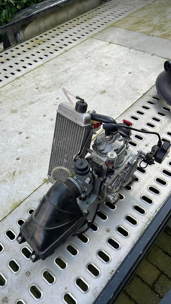 Rotax Max senior Pre evo motor met kabelboom uitlaat etc, Sport en Fitness, Karting, Ophalen, Gebruikt, Onderdelen Kart