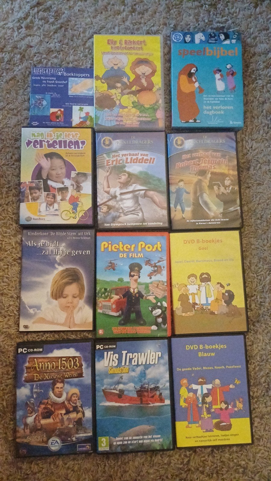 Diverse DVD's en PC CD-ROM's - Kinderen & Educatief, Ophalen, Gebruikt, Animatie, Alle leeftijden