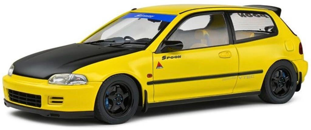 Honda CIVIC (EG6) SPOON VERSION 1991, Hobby en Vrije tijd, Modelauto's | 1:18, Ophalen of Verzenden, Nieuw, Auto, Solido