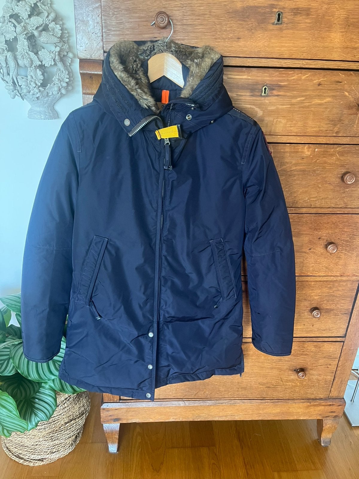 Parajumpers donzen jas, Ophalen of Verzenden, Zo goed als nieuw, Maat 36 (S), Blauw