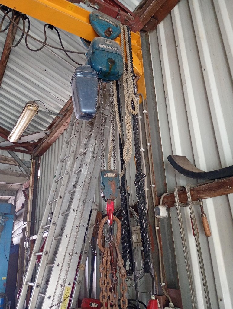 demag kettingtakel 2000kg, Ophalen, Gebruikt, Elektrisch