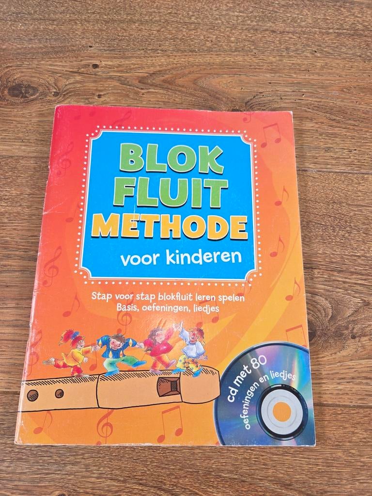 Blokfluit Methode voor Kinderen met CD, Muziek en Instrumenten, Bladmuziek, Gebruikt, Overige genres, Les of Cursus, Ophalen of Verzenden