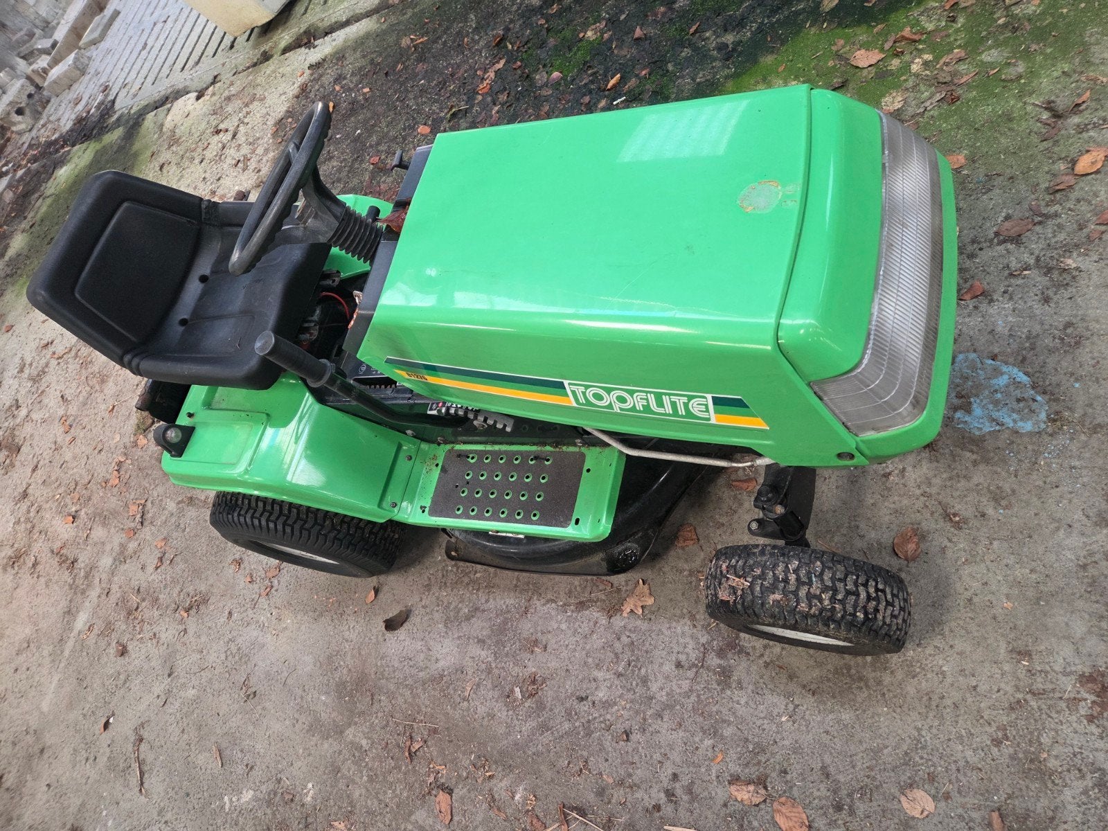 Zitmaaier opknapper tuintrekker, Ophalen, Gebruikt, Topflite, Zitmaaier