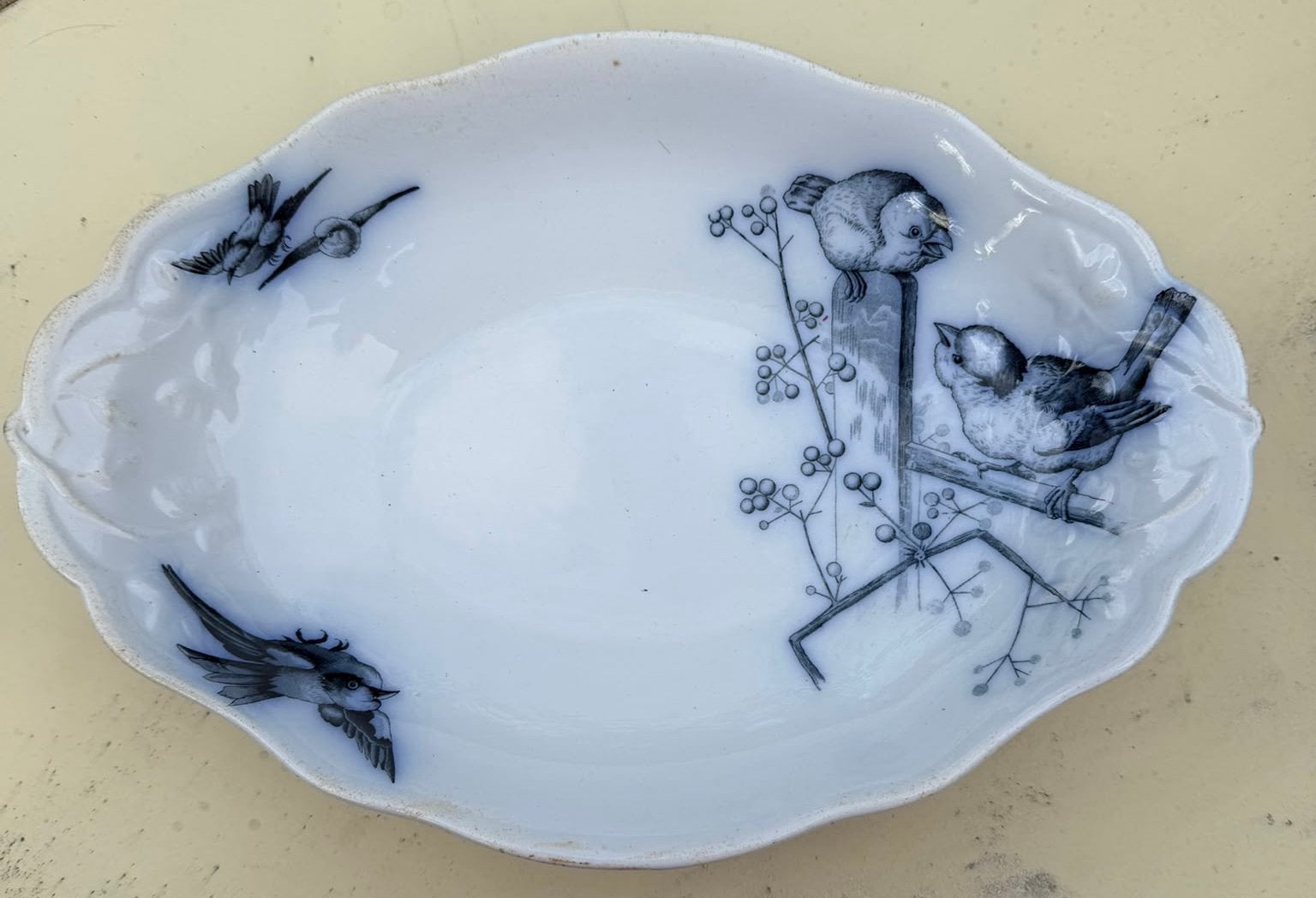 Petrus Regout - Plata schalen, Ophalen