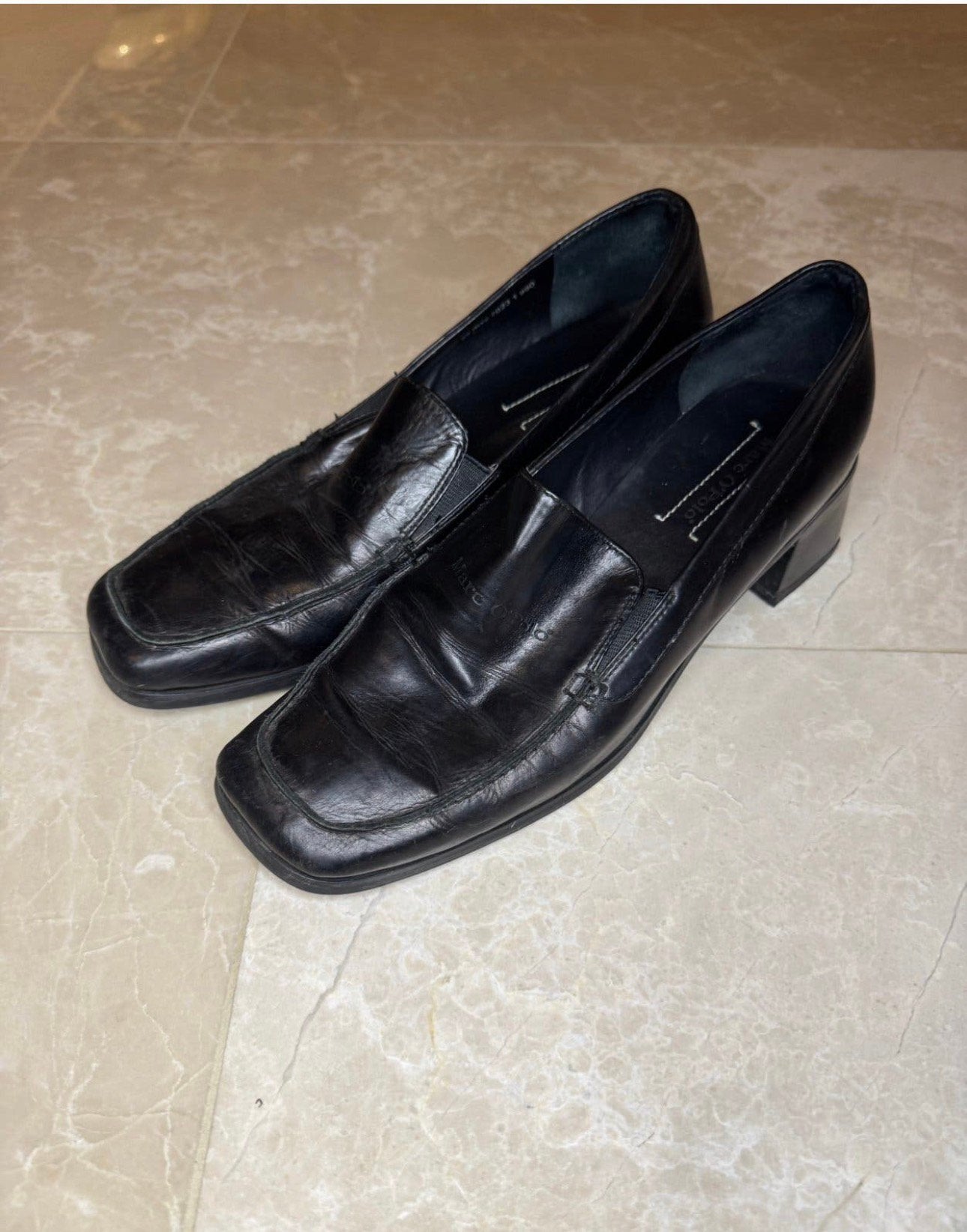 Marco Polo Loafers, Loafers, Zwart, Ophalen of Verzenden, Zo goed als nieuw