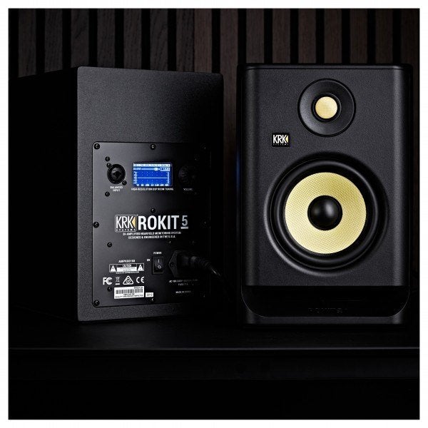 2x KRK RP5 G4 Studio Monitor, Ophalen of Verzenden, Zo goed als nieuw, Minder dan 500 watt, Monitor(versterker)