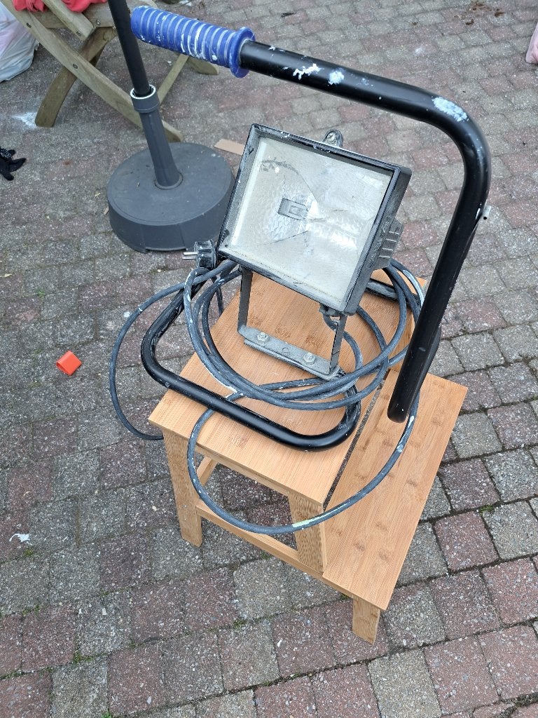 werklamp, Ophalen, Gebruikt, 200 tot 500 watt, Lamp