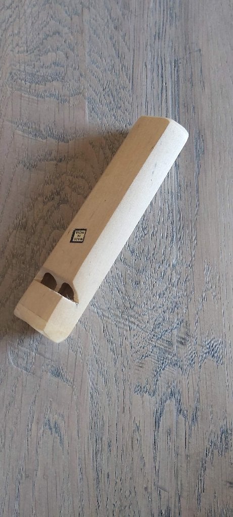 Houten treinfluitje NIEUW 13,5 *4,5 *2 cm, Ophalen of Verzenden, Nieuw, Overige typen