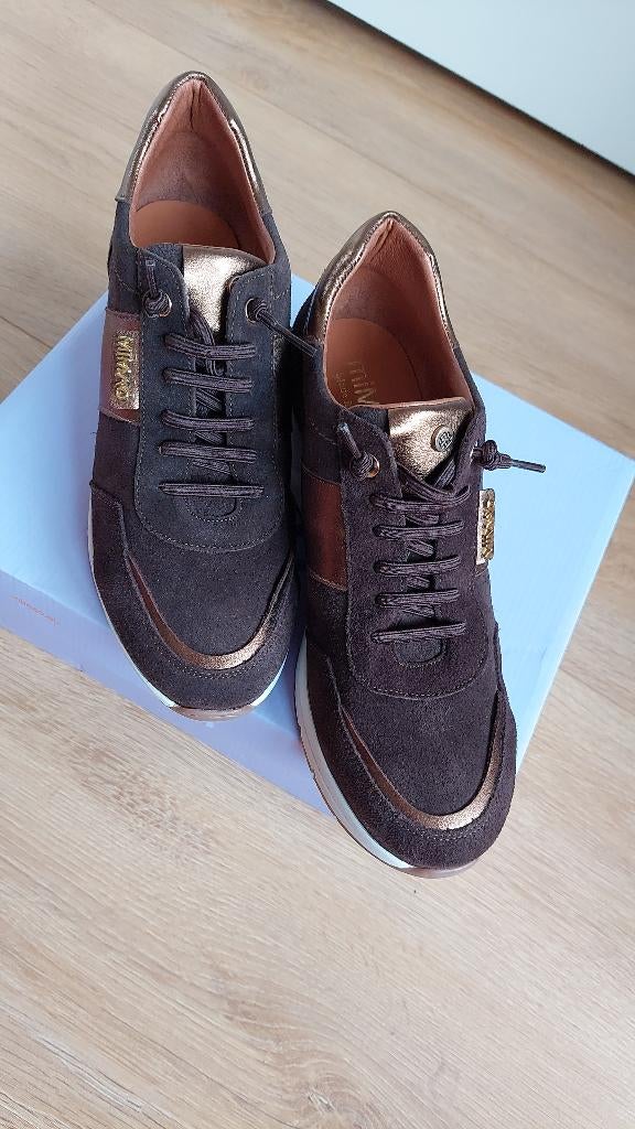 MiMao Pau Wedge sneaker met sleehak 39 / 40, Bruin, Ophalen of Verzenden, Sneakers of Gympen, Nieuw