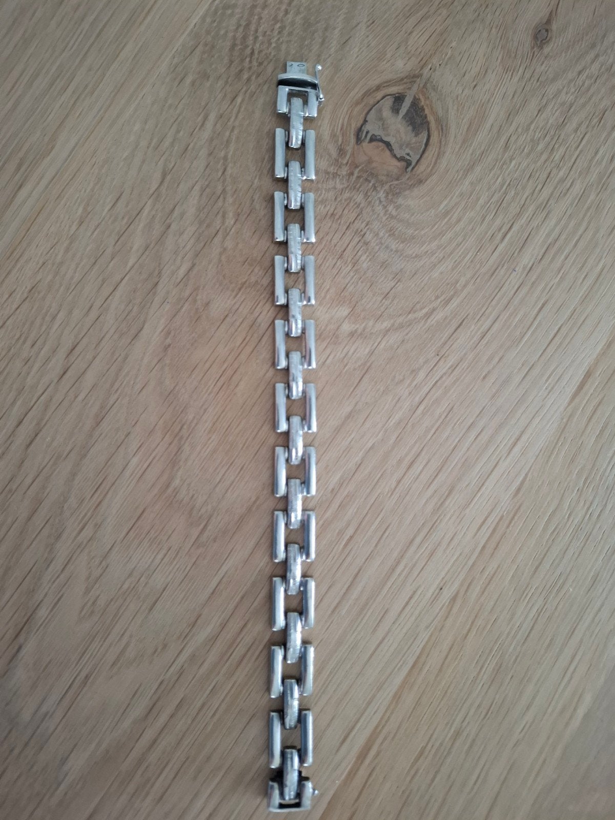 Vintage zilveren armband, Verzenden, Gebruikt, Zilver, Zilver