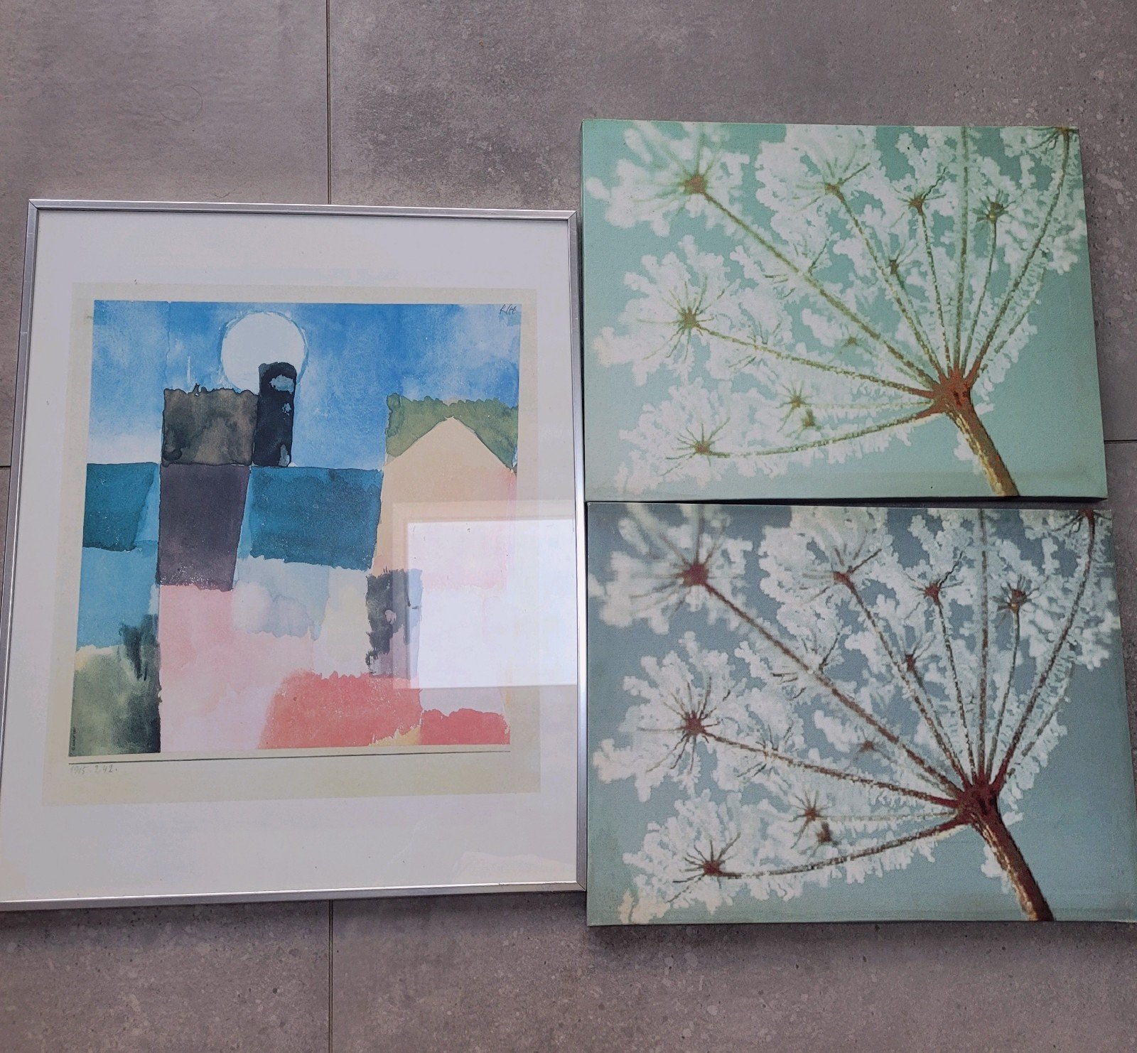 12 Diverse Kunstwerken: Abstract, Natuur & Modern, Ophalen of Verzenden