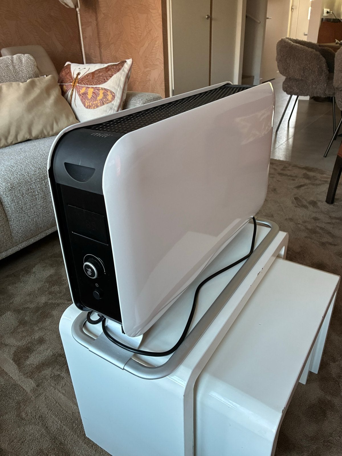 Mill CO2200ledmax design convectorkachel 2200W, Doe-het-zelf en Verbouw, Verwarming en Radiatoren, Ophalen, Zo goed als nieuw