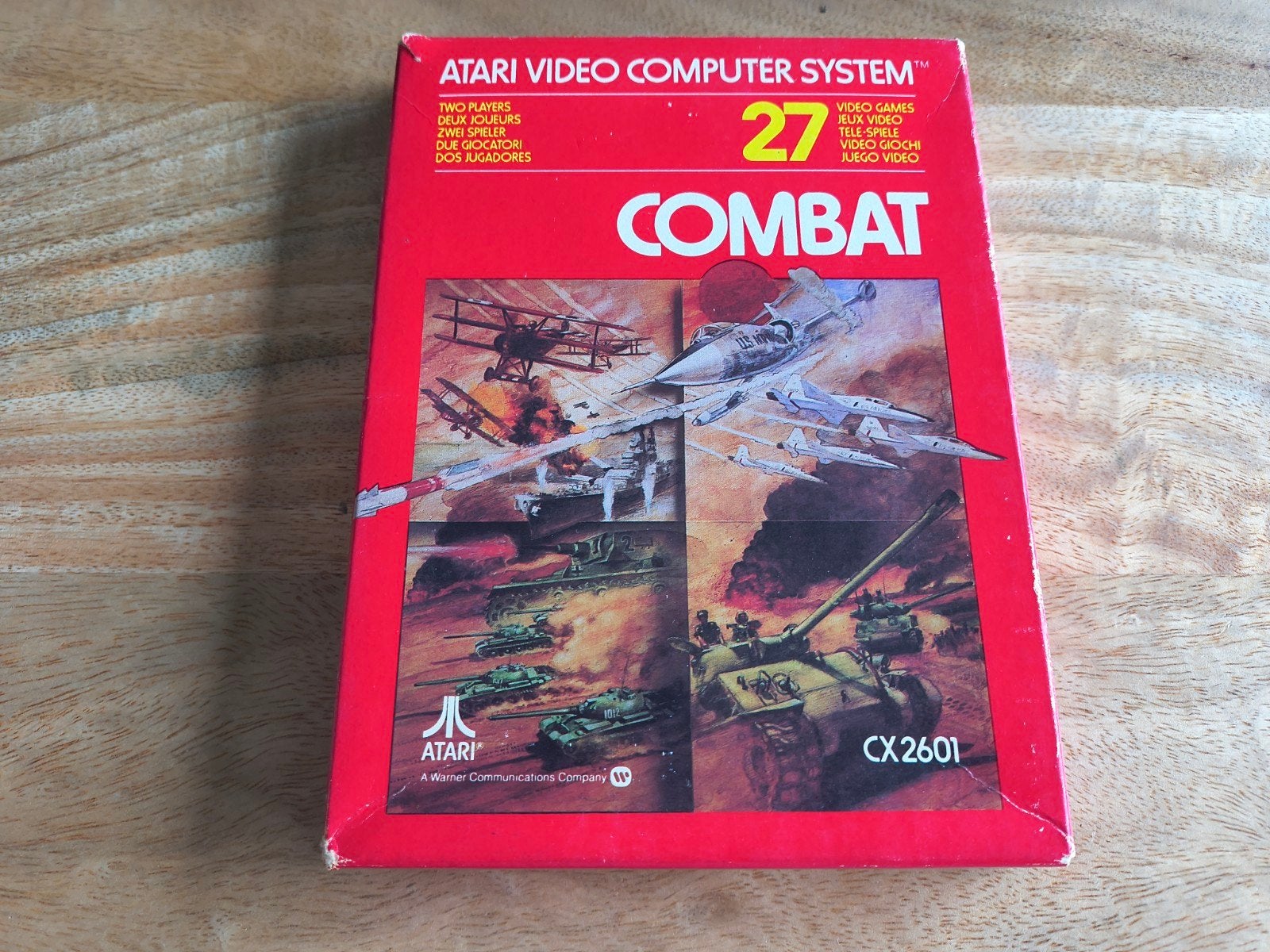Combat voor de Atari 2600, Spelcomputers en Games, Gebruikt, 1 speler, Racen en Vliegen, Ophalen of Verzenden