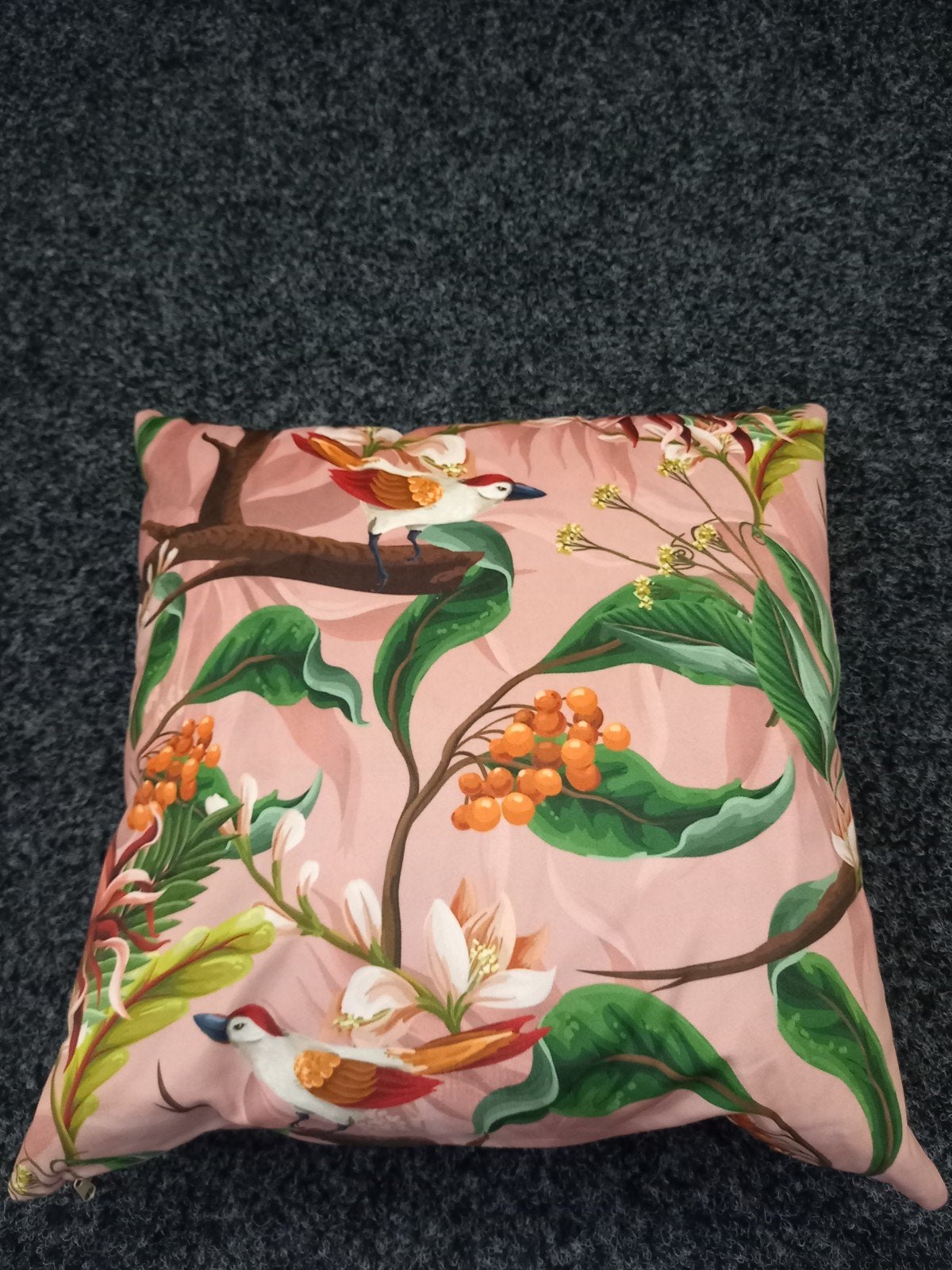 Nieuw Sierkussen met Binnenkussen 40x40 - Tropisch Design, Vierkant, Nieuw, Ophalen of Verzenden, Sierkussen