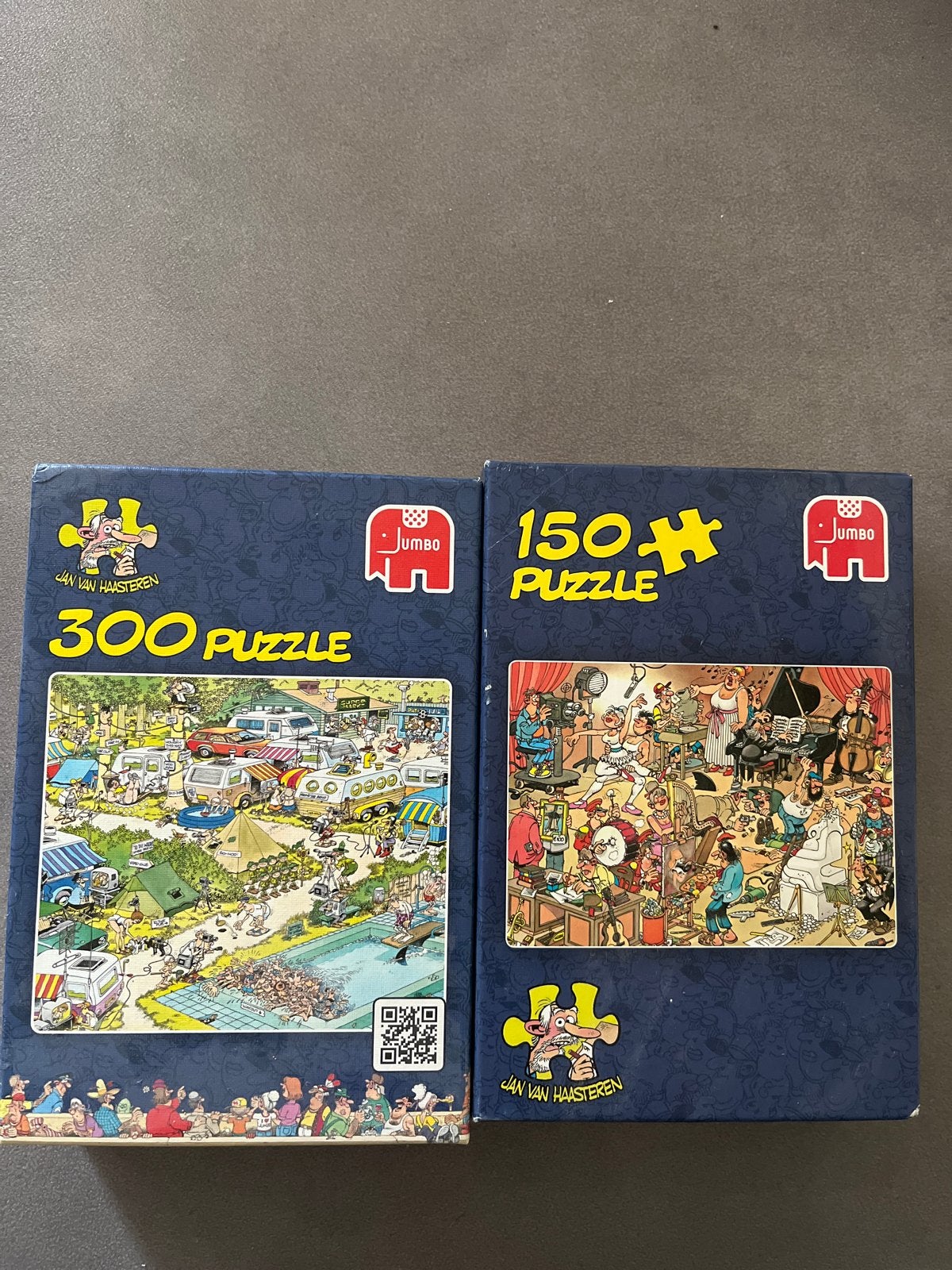 Jan van Haasteren Puzzels: 150 en 300 stukjes, Hobby en Vrije tijd, Denksport en Puzzels, Ophalen of Verzenden, Minder dan 500 stukjes