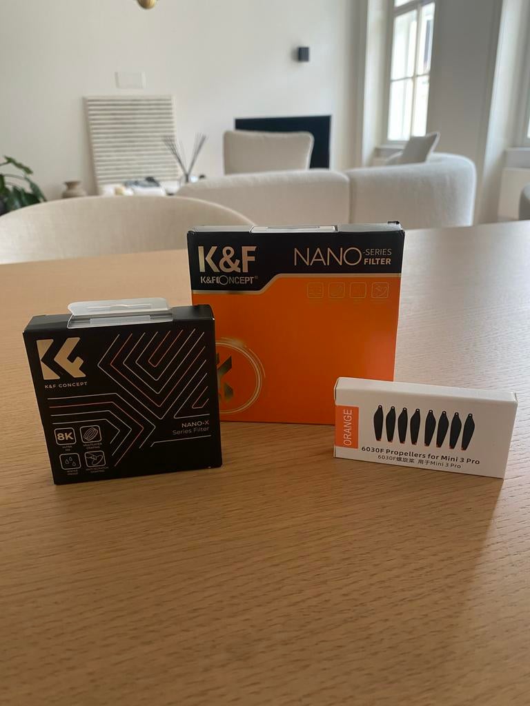 K&F Concept Nano-X Filters & Propellers voor DJI Mini 3 Pro, Ophalen, Zo goed als nieuw, Overige typen, Overige merken