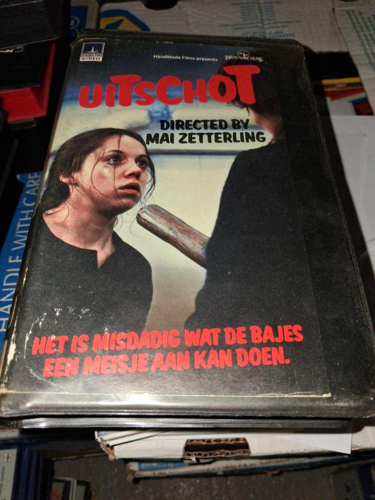 Betamax ex-rental - Uitschot aka Scrubbers, Vanaf 16 jaar, Ophalen of Verzenden, Gebruikt, Horror