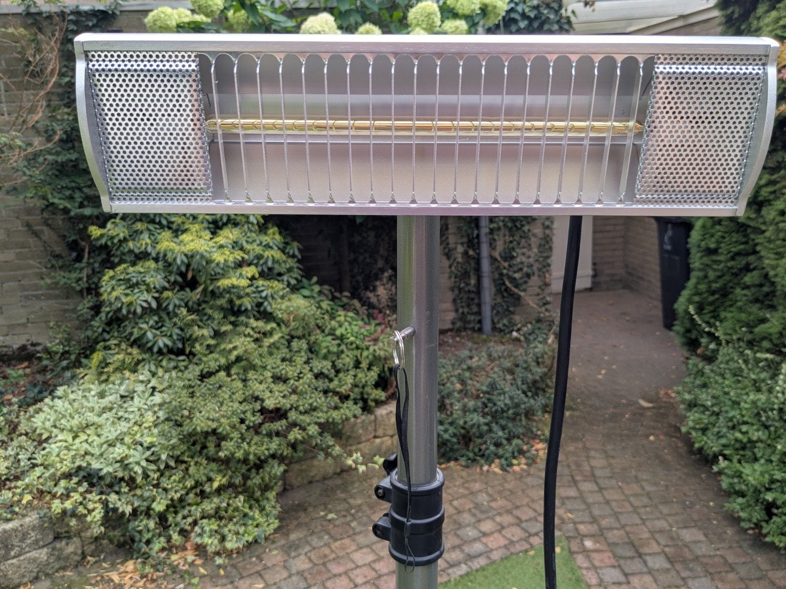Eurom Golden 1300 Comfort terrasverwarmer op statief, Ophalen, Zo goed als nieuw, Elektrisch, Vloer