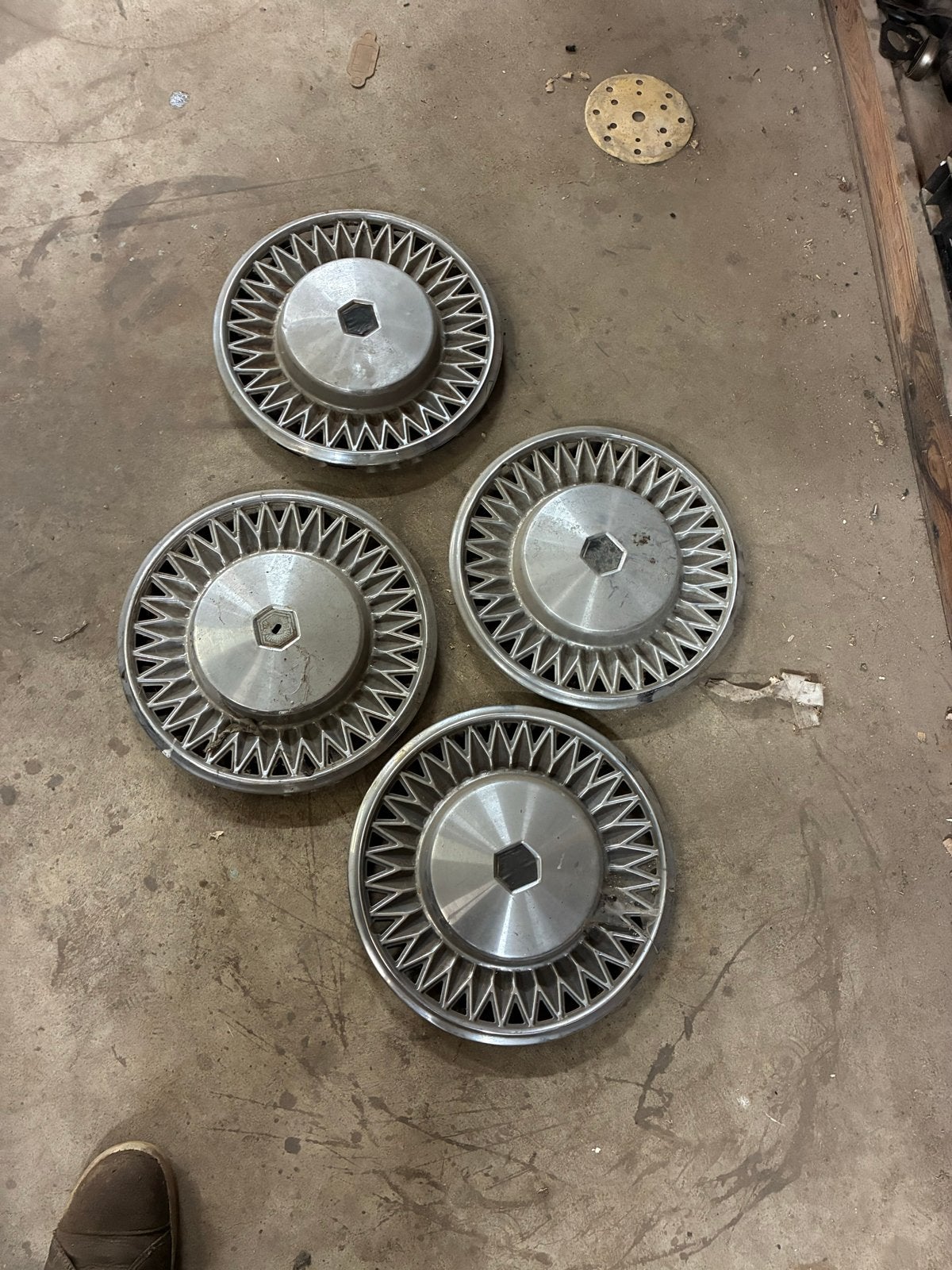 Set van 4 wieldoppen - Klassieke stijl, Ophalen of Verzenden, Gebruikt