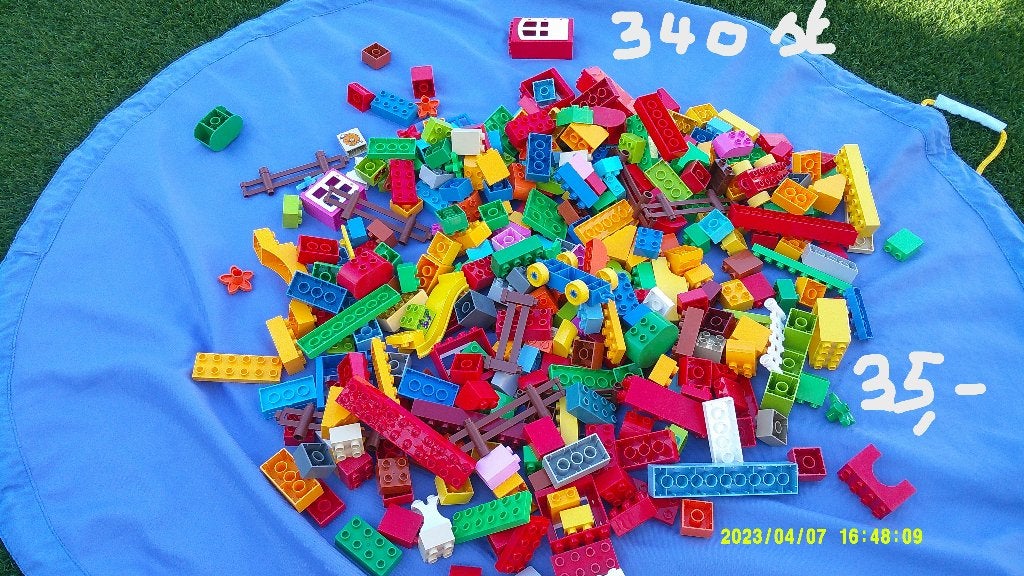 340 allerlei echte duplo blokken, Ophalen of Verzenden, Zo goed als nieuw, Complete set, Duplo