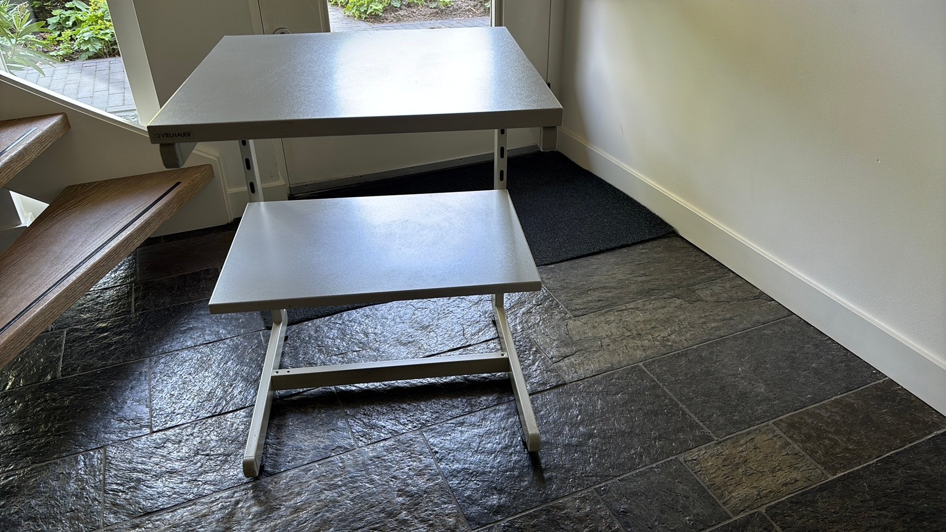 Vielhauer computer tafel 53x50x66 cm, Ophalen, Kunststof, Gebruikt, Modern kantoor