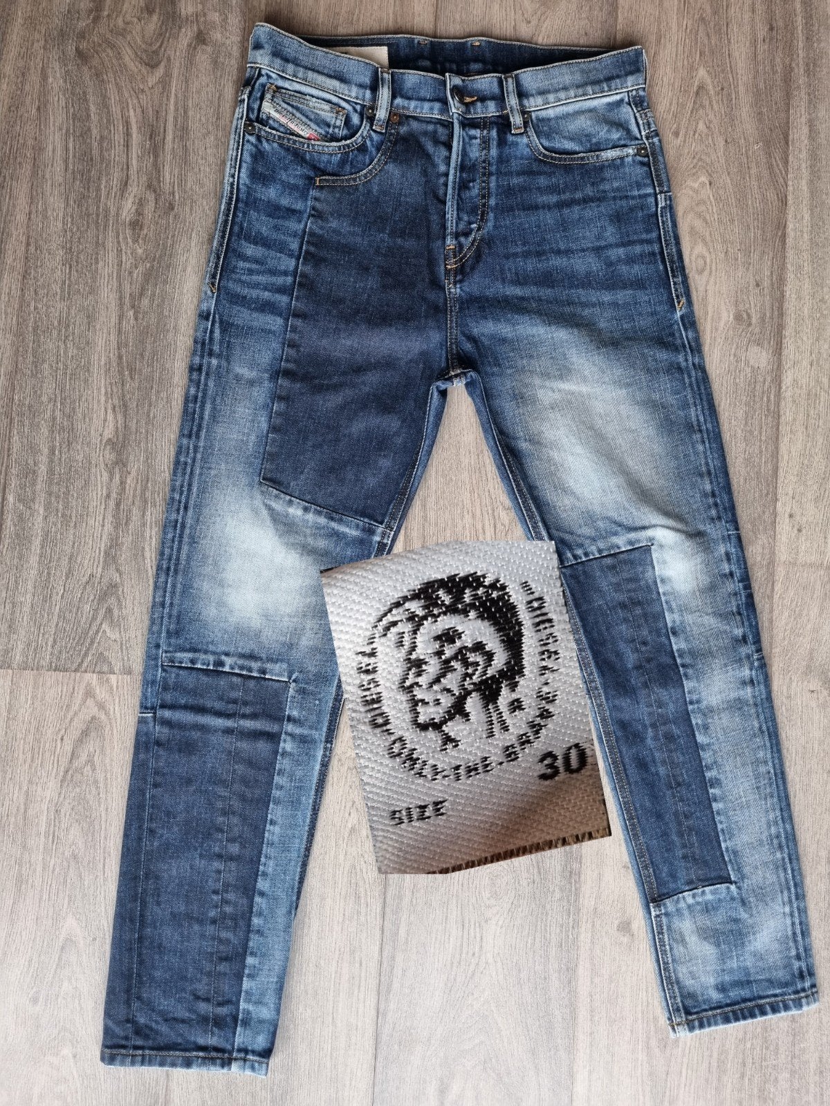 Diesel D-VIDER W30 L32 * 30x32 /patched/ - CARROT - #D3260, Diesel, Blauw, Diesel, W32 (confectie 46) of kleiner