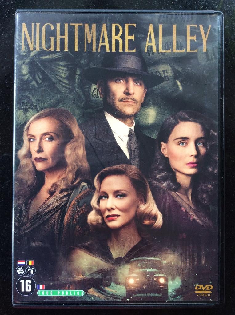 Nightmare Alley DVD, Vanaf 16 jaar, Ophalen of Verzenden, Zo goed als nieuw, Overige genres