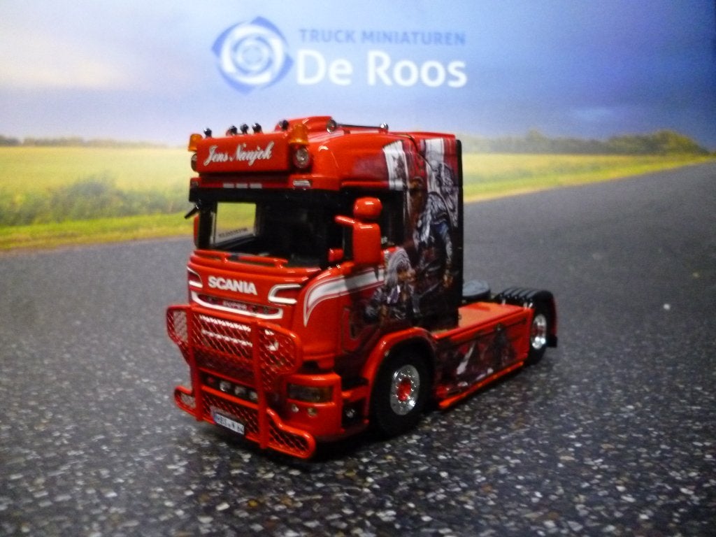 WSI Scania Jens Naujok met certificaat, Hobby en Vrije tijd, Modelauto's | 1:50, Ophalen of Verzenden, Nieuw, Bus of Vrachtwagen