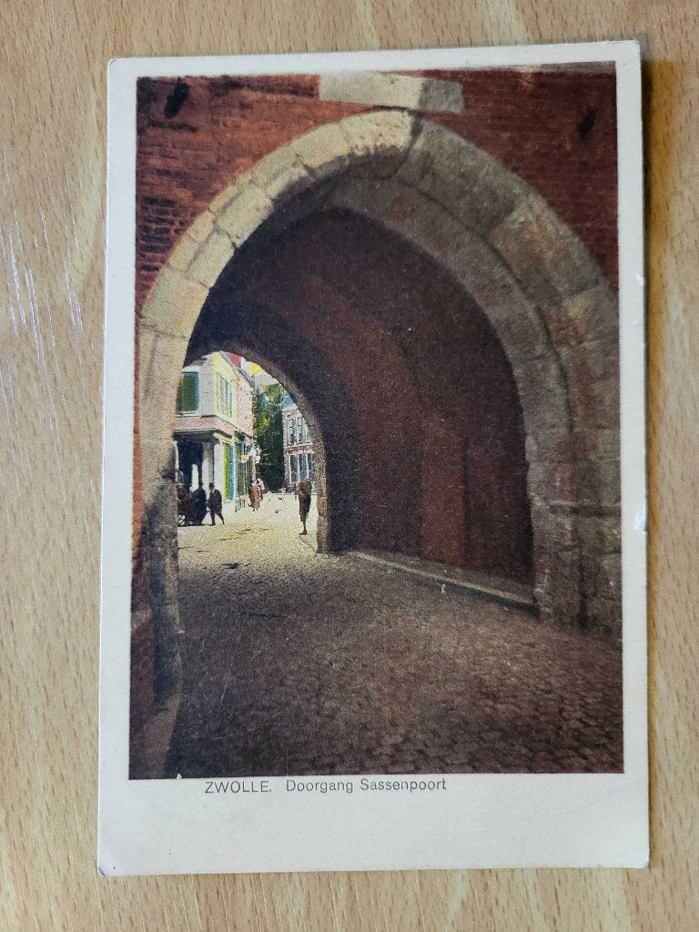 ansicht ZWOLLE Sassenpoort, Verzenden, Voor 1920, Overijssel