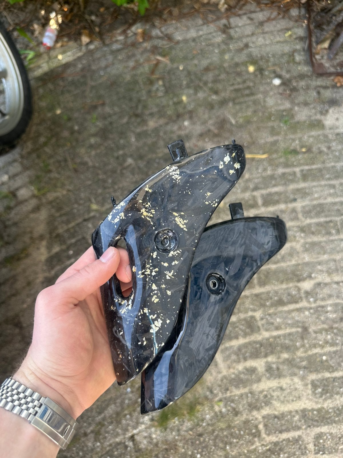 Vespa forged carbon schokbrekerkap, Ophalen of Verzenden